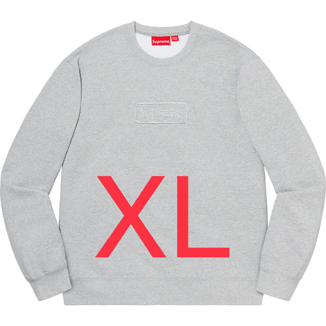 【XL】Supreme Cutout Logo Crewneck