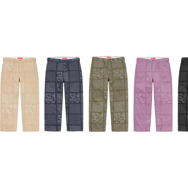 Supreme(シュプリーム)のSupreme Paisley Grid Chino Pant 32 メンズのパンツ(チノパン)の商品写真