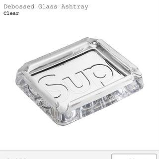 シュプリーム(Supreme)のsupreme Debossed Glass Ashtray 白(灰皿)