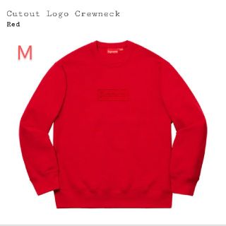 シュプリーム(Supreme)のiaam 17様専用 cutout logo crewneck red(スウェット)