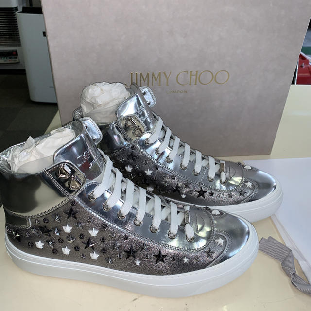 JIMMY CHOO(ジミーチュウ)のジミーチュウ アーガイル  スニーカー 新品未使用 メンズの靴/シューズ(スニーカー)の商品写真