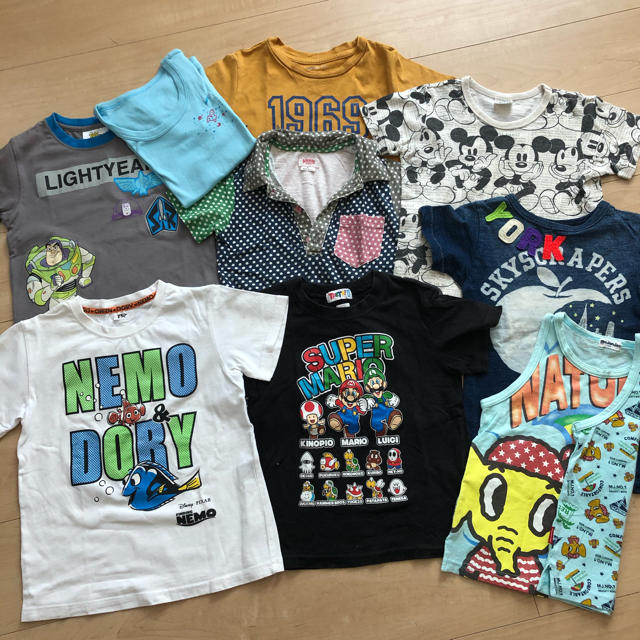 キッズ服　Tシャツまとめ売り120 キッズ/ベビー/マタニティのキッズ服男の子用(90cm~)(Tシャツ/カットソー)の商品写真