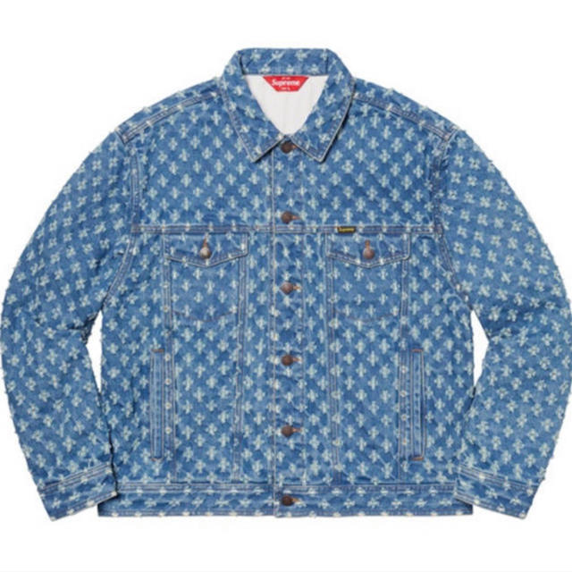 メンズSupreme Hole Punch Denim Trucker Jacket