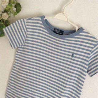 ラルフローレン(Ralph Lauren)のソイミィ様専用 ラルフローレン ボーダー Tシャツ 100 ブルー 白(Tシャツ/カットソー)