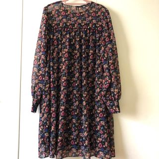 ザラ(ZARA)の美品★ZARA•花柄 チュニックワンピース　M(チュニック)