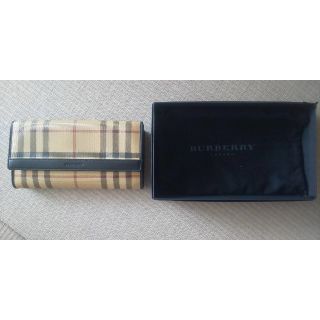 バーバリー(BURBERRY)のBURBERRY 長財布 バーバリーチェック 革 (財布)