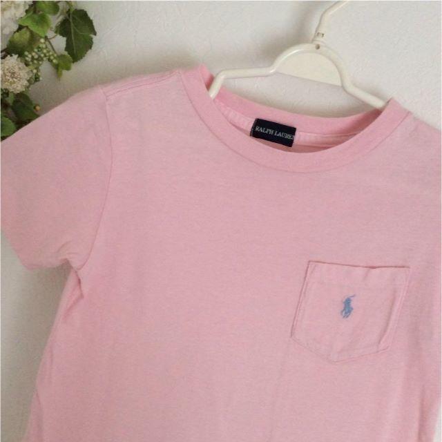 Ralph Lauren(ラルフローレン)のもも様専用 ラルフローレン Tシャツ ピンク 100 キッズ/ベビー/マタニティのキッズ服女の子用(90cm~)(Tシャツ/カットソー)の商品写真