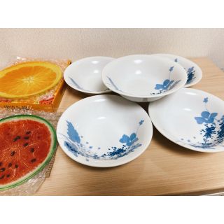 ジバンシィ(GIVENCHY)のジバンシー　ボウル　5皿セット　＆　フルーツプレート　未使用(食器)