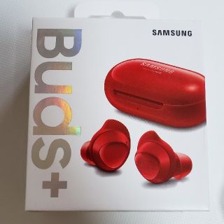 ギャラクシー(Galaxy)のGalaxy buds+ レッド(ヘッドフォン/イヤフォン)