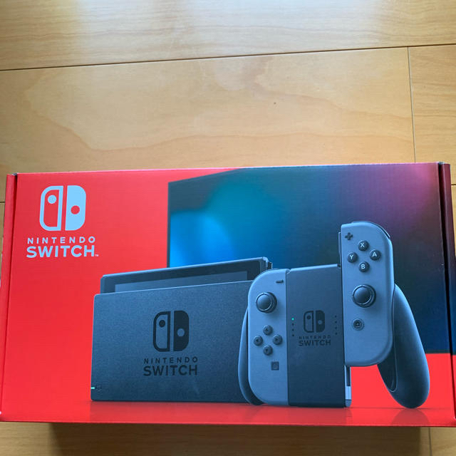 任天堂Switch グレー　本体　新機種　新品　保証印有り