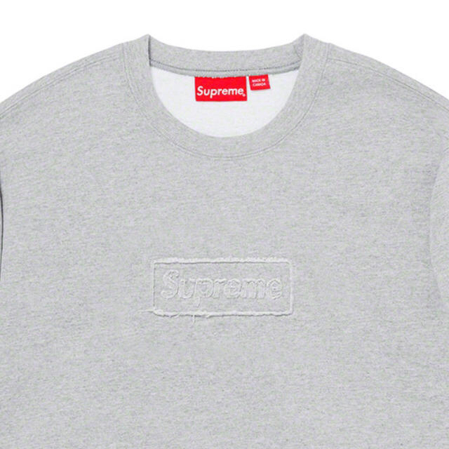 Supreme 20ss week10 Cutout Logo Crewneck