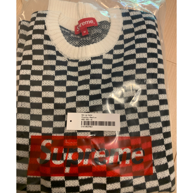 Supreme(シュプリーム)のBack Logo Sweater 《ライカ様専用》 メンズのトップス(ニット/セーター)の商品写真