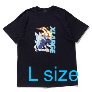 エクストララージ(XLARGE)のXLARGE×僕のヒーローアカデミア 轟焦凍 Tシャツ L(Tシャツ(半袖/袖なし))