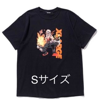 エクストララージ(XLARGE)のXLARGE×僕のヒーローアカデミア　Tシャツ　爆豪勝己　ブラックS ヒロアカ(Tシャツ/カットソー(半袖/袖なし))