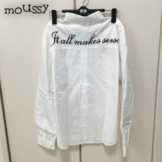 マウジー(moussy)のmoussy ホワイトシャツ(シャツ/ブラウス(長袖/七分))