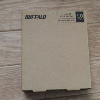 バッファロー(Buffalo)のBUFFALO 外付けSSD 1TB SSD-PG1.0U3-B/NL(PC周辺機器)