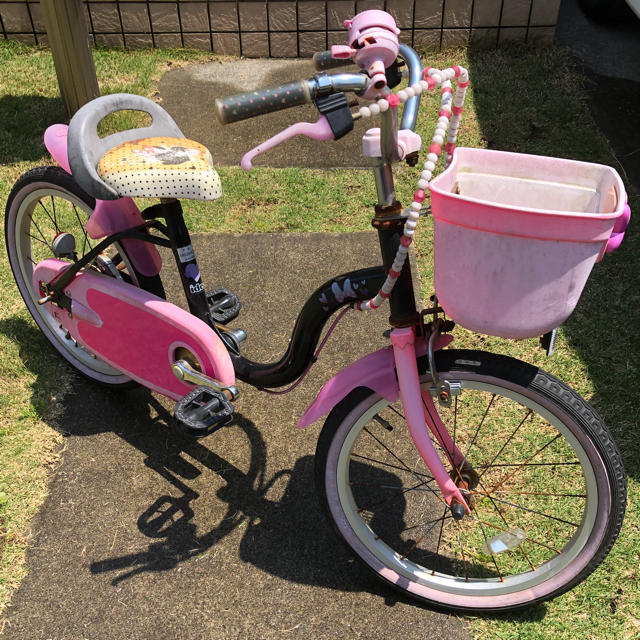 トイザらス(トイザラス)の子供用(女児)自転車　16インチ/補助輪無し キッズ/ベビー/マタニティの外出/移動用品(自転車)の商品写真