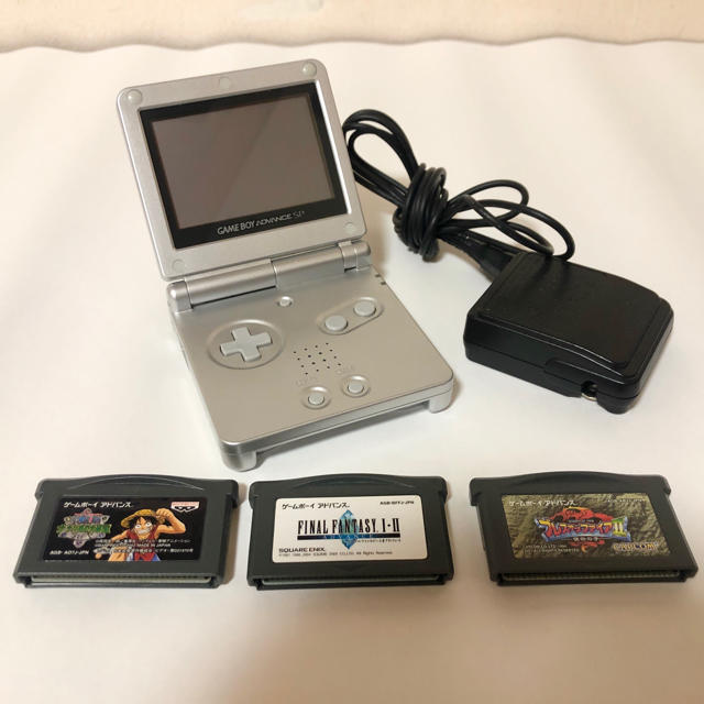 任天堂(ニンテンドウ)のGAME BOY ADVANCE SP ＋ ソフト エンタメ/ホビーのゲームソフト/ゲーム機本体(携帯用ゲーム機本体)の商品写真