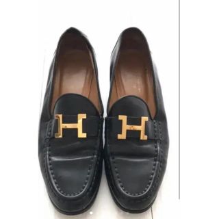 エルメス(Hermes)のエルメス  ローファー と口紅セット Rさま(ローファー/革靴)