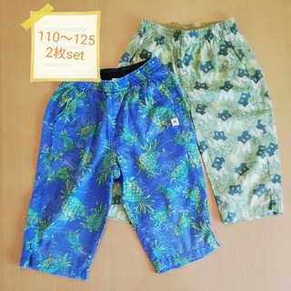 ユニクロ(UNIQLO)の110 ～ 125　Sサイズ　夏　ユニクロ　ズボン　パジャマ　2枚set(パジャマ)