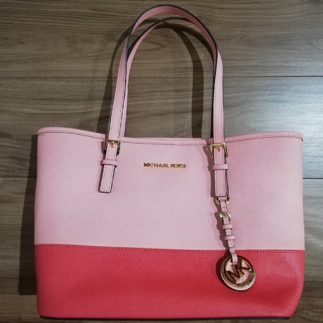 【美品】MICHAEL KORS マイケルコース　トートバッグ　ピンク