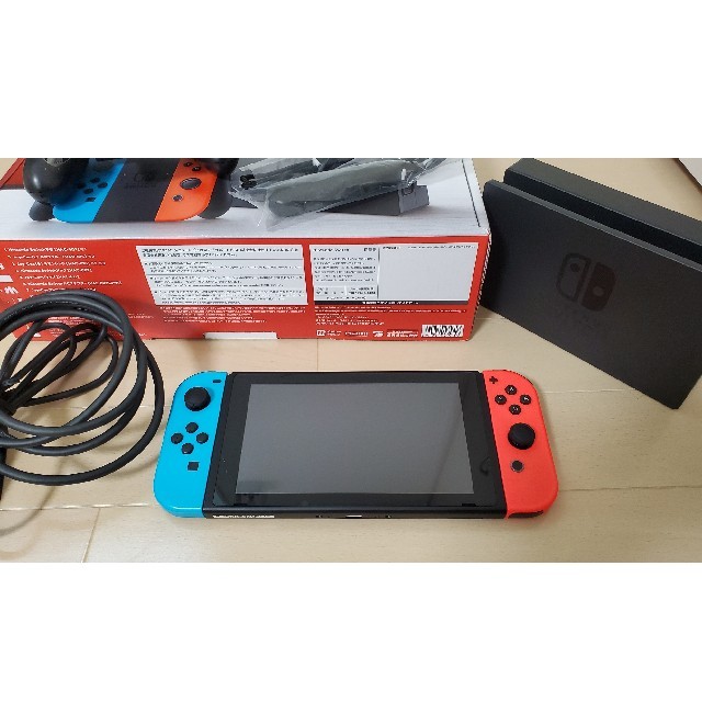 任天堂　Nintendo Switch ネオブルー　旧型　microsd32G付家庭用ゲーム機本体