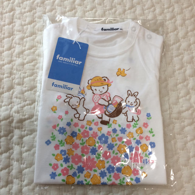 familiar(ファミリア)のファミリア☆半袖Tシャツ☆新品 未使用 キッズ/ベビー/マタニティのベビー服(~85cm)(Ｔシャツ)の商品写真