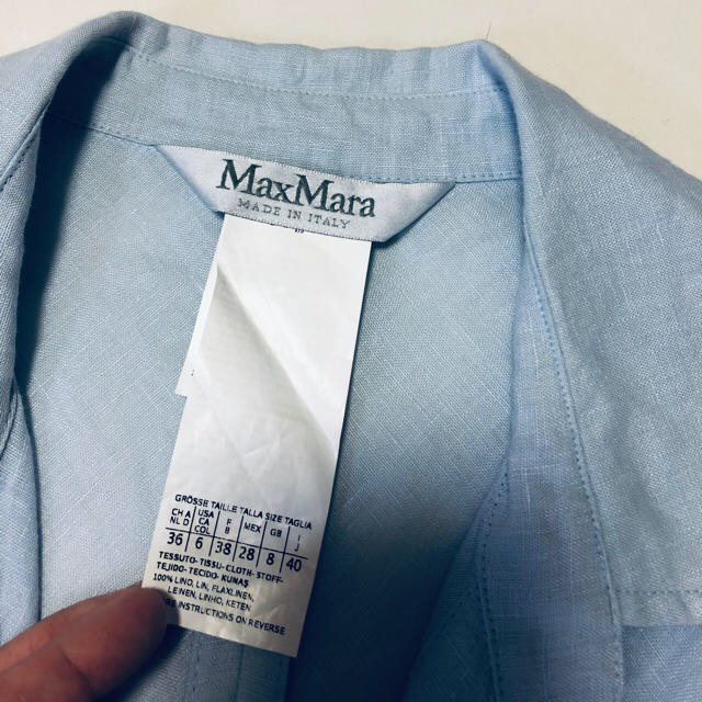 Max Mara(マックスマーラ)のMax Mara  リネンブラウス レディースのトップス(シャツ/ブラウス(半袖/袖なし))の商品写真