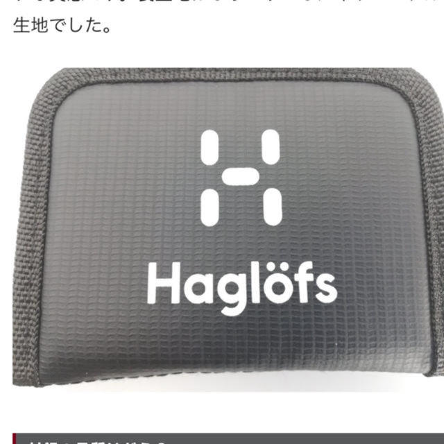 Haglofs(ホグロフス)のビーパル 付録　ホグロフス 付録　ホグロフス 財布 メンズのファッション小物(コインケース/小銭入れ)の商品写真