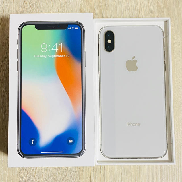 iPhone X Silver 256 GB Softbank 本体スマートフォン本体