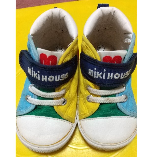 mikihouse(ミキハウス)の使用10回未満！MIKI HOUSEシューズ 13.5センチ キッズ/ベビー/マタニティのベビー靴/シューズ(~14cm)(スニーカー)の商品写真