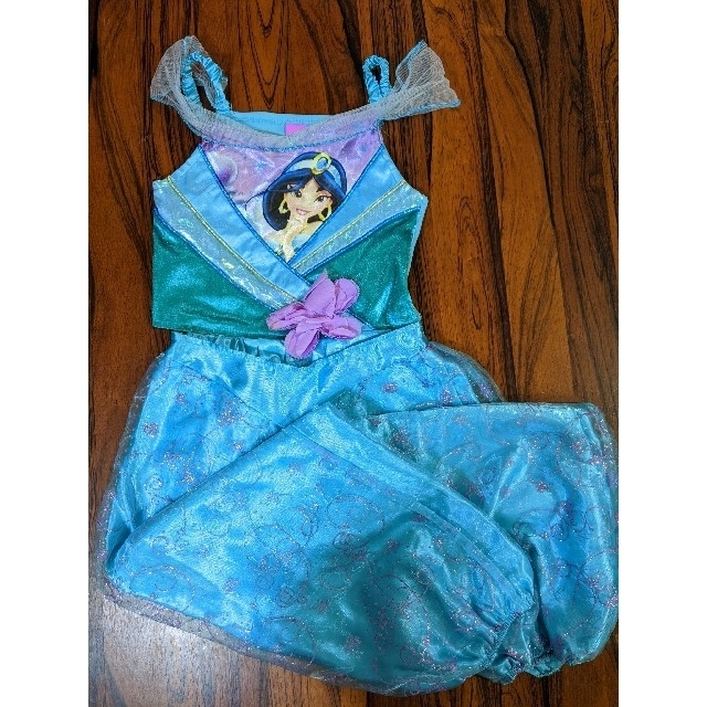 Disney(ディズニー)のアラジン　ジャスミン　ドレス　キッズ　コスチューム キッズ/ベビー/マタニティのキッズ服女の子用(90cm~)(ドレス/フォーマル)の商品写真