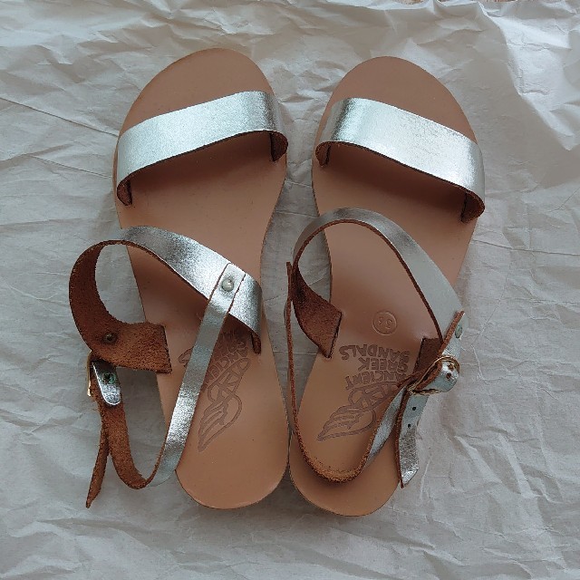 ※専用※ANCIENT GREEK SANDALS　シルバーウッドサンダル