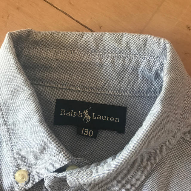 POLO RALPH LAUREN(ポロラルフローレン)の百貨店購入　ラルフローレン　定番ボタンダウン　130 キッズ/ベビー/マタニティのキッズ服男の子用(90cm~)(ブラウス)の商品写真