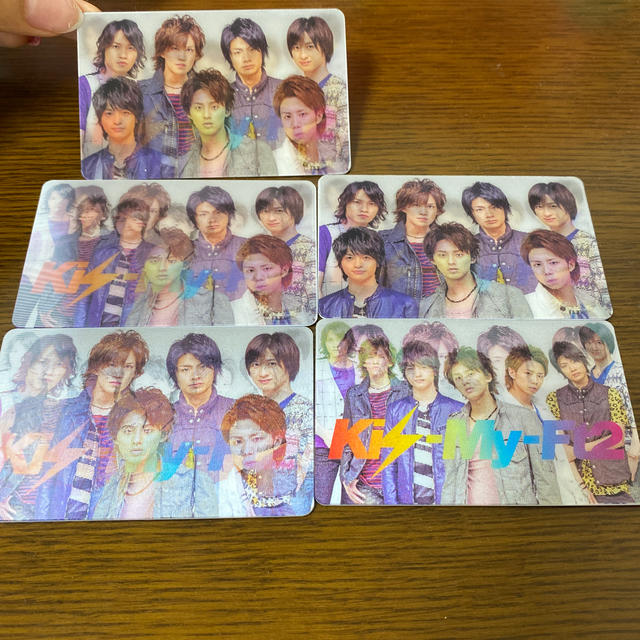 Kis-My-Ft2(キスマイフットツー)のキスマイ ファンクラブ会員証 5枚セット エンタメ/ホビーのタレントグッズ(アイドルグッズ)の商品写真