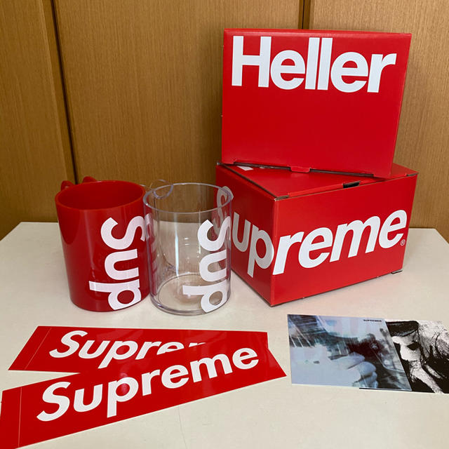 Supreme(シュプリーム)のSupreme®/Heller Mugs Red＆Clear セット インテリア/住まい/日用品のキッチン/食器(グラス/カップ)の商品写真