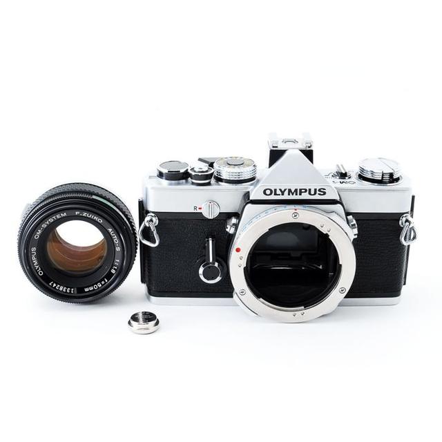 熱い販売 OLYMPUS - ☆分解整備・清掃済み♪＆電池付き‼☆OLYMPUS オリンパス OM-1 フィルムカメラ - covid19