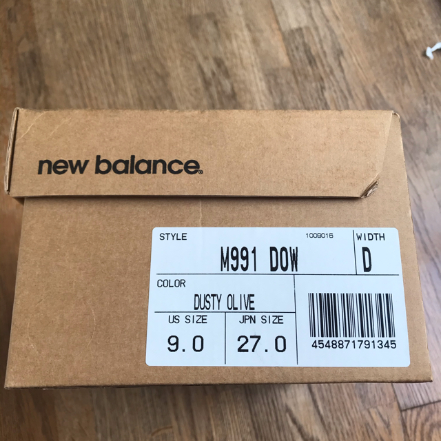 New Balance(ニューバランス)の断捨離 最安値 希少new balance M991 DOW 27cm メンズの靴/シューズ(スニーカー)の商品写真