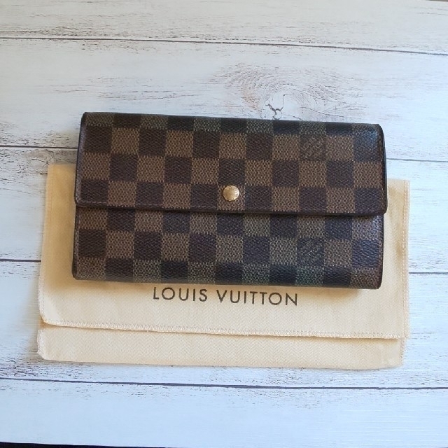 LOUIS VUITTON(ルイヴィトン)のルイ・ヴィトン ダミエ長財布 メンズのファッション小物(長財布)の商品写真