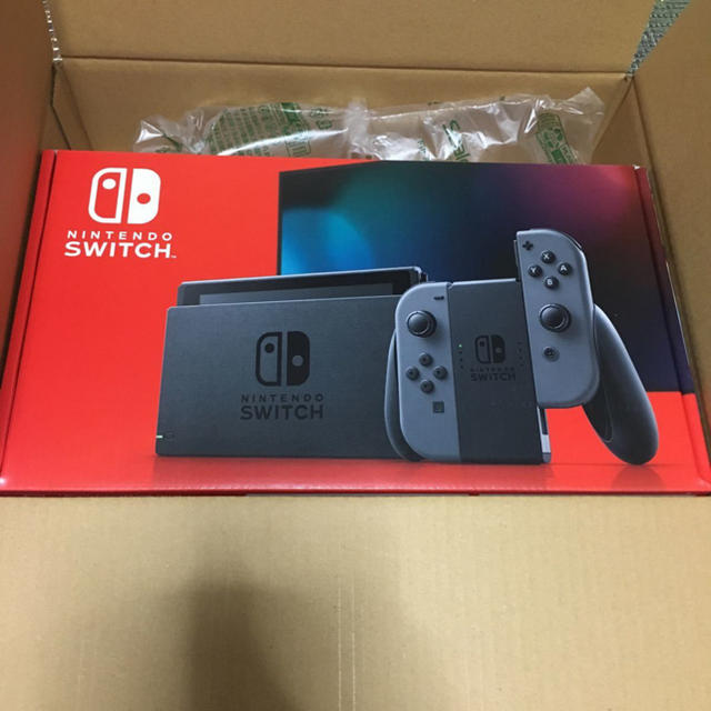 Switch本体【新品】Nintendo Switch新モデル　任天堂スイッチ本体　グレー