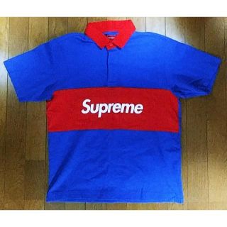 シュプリーム(Supreme)のSupreme Rugby box logo シュプリーム S 美品(ポロシャツ)