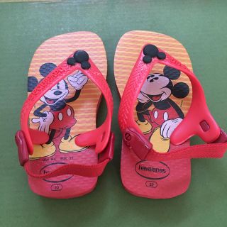 ハワイアナス(havaianas)のハワイアナス　ビーチサンダル　ミッキー　13センチ(サンダル)