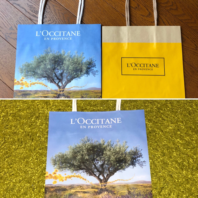 L'OCCITANE(ロクシタン)のロクシタン＊ショップバッグ　3点まとめ売り レディースのバッグ(ショップ袋)の商品写真