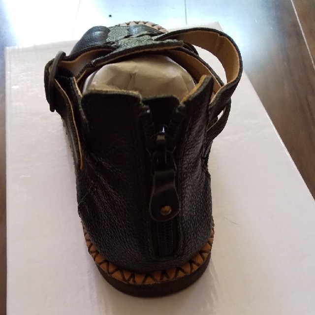 あしながおじさん(アシナガオジサン)のサンダル ブラック レディースの靴/シューズ(サンダル)の商品写真