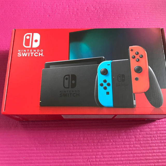 Nintendo Switch 任天堂スイッチ本体 ネオンブルーの通販 by M's ｜ラクマ