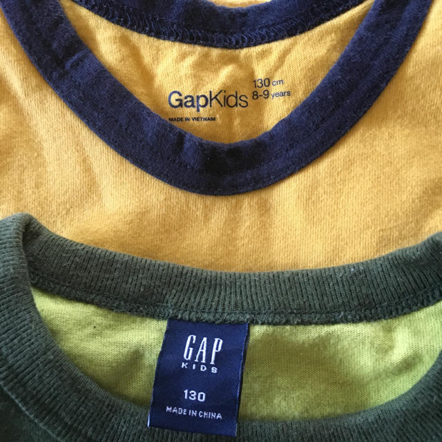 GAP Kids(ギャップキッズ)の130センチ GAPタンクトップ2点セット キッズ/ベビー/マタニティのキッズ服男の子用(90cm~)(Tシャツ/カットソー)の商品写真