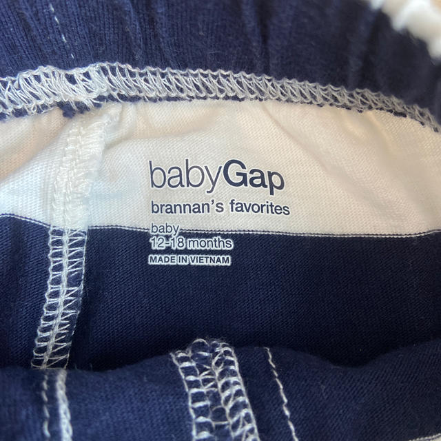 babyGAP(ベビーギャップ)の【baby Gap】ボーダーショートパンツ キッズ/ベビー/マタニティのベビー服(~85cm)(パンツ)の商品写真