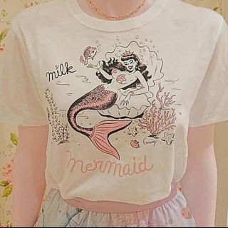 ミルク(MILK)のMILK マーメイド Tシャツ(Tシャツ(半袖/袖なし))