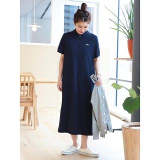 ラコステ(LACOSTE)の★みなみ様専用★【新品】BEAMS LACOSTE  別注 ポロロングワンピース(ロングワンピース/マキシワンピース)