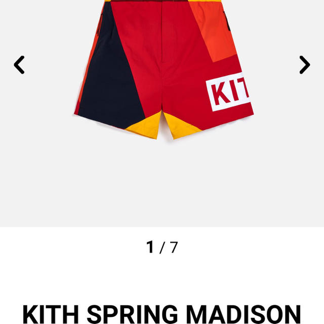 【igakei1819様専用】KITH SPRING MADISON SHORT メンズのパンツ(ショートパンツ)の商品写真